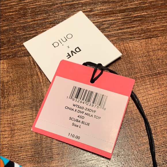 NWT ONIA x DVF Mila Bikini Top - Picture 4 of 10